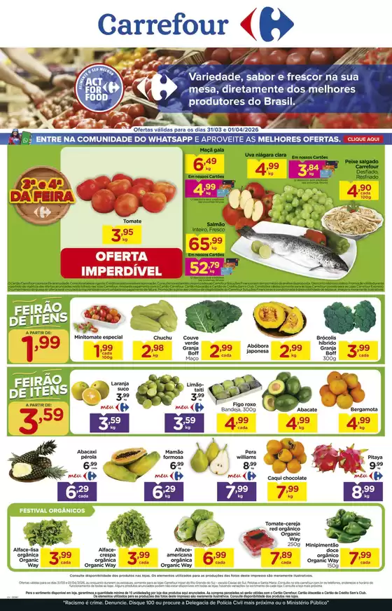 Catálogo Carrefour em Fortaleza | Ofertas exclusivas e pechinchas | 2026-03-31T00:00:00.000Z - 2026-04-01T00:00:00.000Z