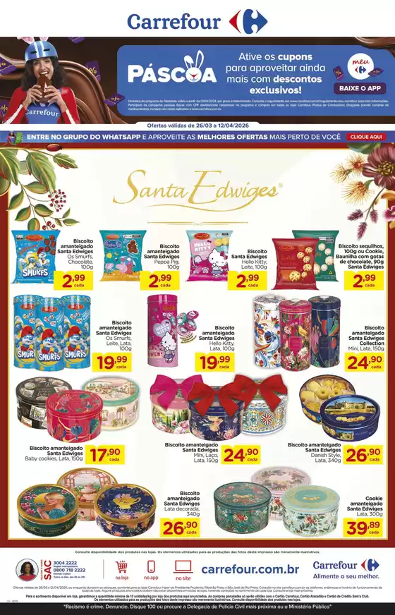 Catálogo Carrefour em Araçatuba | Ofertas exclusivas para nossos clientes | 2026-03-31T00:00:00.000Z - 2026-04-12T00:00:00.000Z