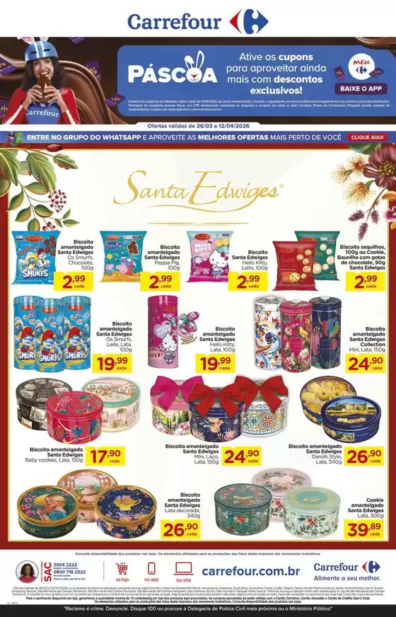 Catálogo Carrefour em Araçatuba | SANTA EDWIGES | 2026-03-31T00:00:00.000Z - 2026-04-12T00:00:00.000Z