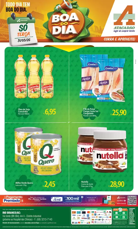 Catálogo Atacadão em Jundiaí | Atacadão - Boa do Dia | 2026-03-31T00:00:00.000Z - 2026-03-31T00:00:00.000Z