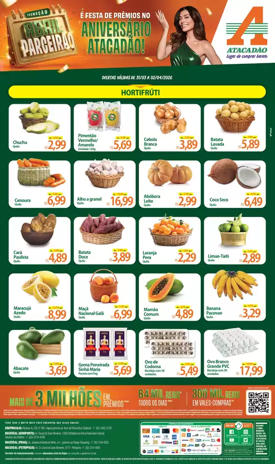 Catálogo Atacadão em Jundiaí | Atacadão - Hortifrúti | 2026-03-31T00:00:00.000Z - 2026-04-02T00:00:00.000Z