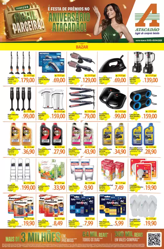 Catálogo Atacadão em Jundiaí | Atacadão - Bazar | 2026-03-31T00:00:00.000Z - 2026-04-05T00:00:00.000Z