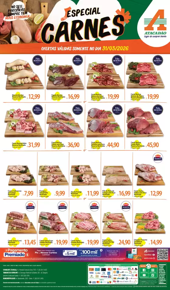 Catálogo Atacadão em Jundiaí | Atacadão - Açougue | 2026-03-31T00:00:00.000Z - 2026-03-31T00:00:00.000Z