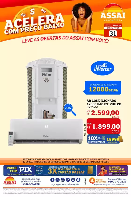 Catálogo Assaí Atacadista em São Jorge do Patrocínio | Encarte Assaí Atacadista 45662-889 | 2026-03-31T00:00:00.000Z - 2026-03-31T00:00:00.000Z