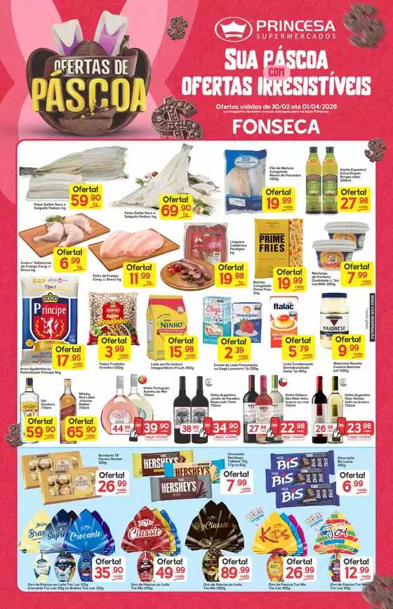 Catálogo Princesa Supermercados em Jundiaí | OFERTA DE PÁSCOA 30 Á01-04 FON | 2026-03-30T00:00:00.000Z - 2026-04-02T00:00:00.000Z