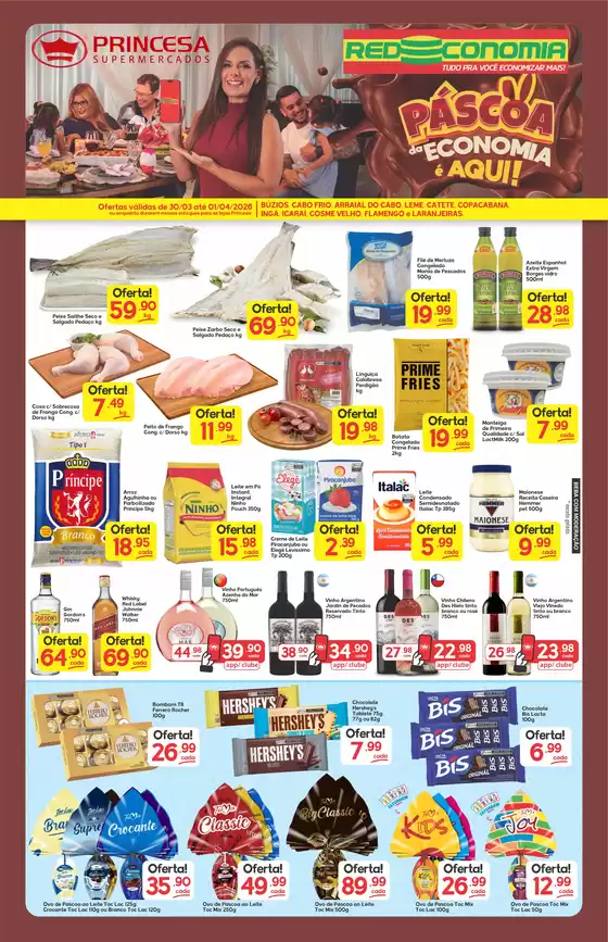 Catálogo Princesa Supermercados em Jundiaí | PÁSCOA DE ECONOMIA 30 Á 01-04 G2 | 2026-03-30T00:00:00.000Z - 2026-04-02T00:00:00.000Z