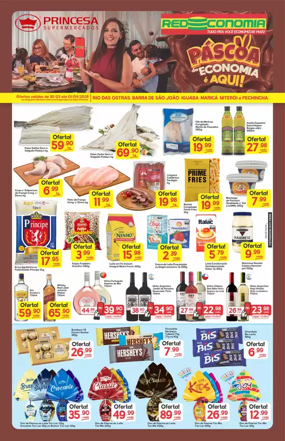 Catálogo Princesa Supermercados em Jundiaí | PÁSCOA DE ECONOMIA 30 Á 01-04 G1 | 2026-03-30T00:00:00.000Z - 2026-04-02T00:00:00.000Z