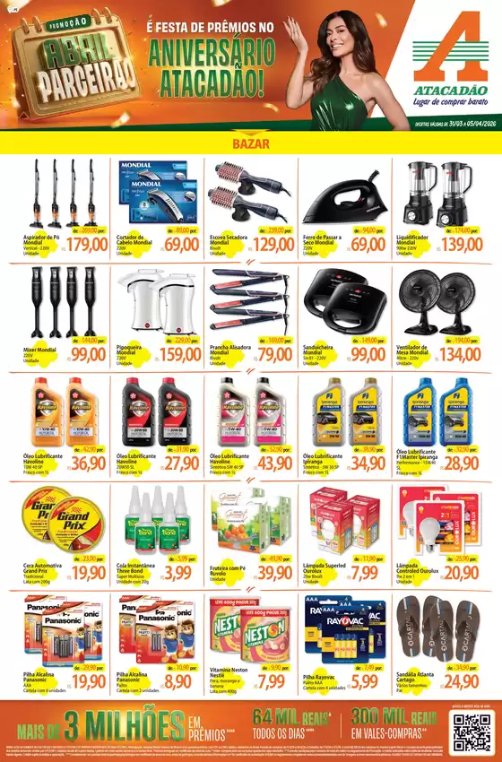 Catálogo Atacadão em Serra Talhada | Atacadão - Bazar | 2026-03-31T00:00:00.000Z - 2026-04-05T00:00:00.000Z