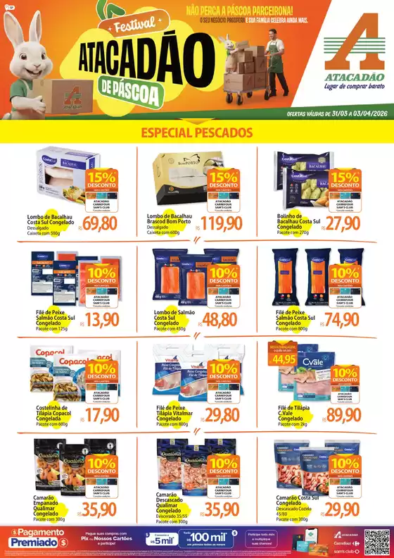 Catálogo Atacadão em Bauru | Atacadão - Pescados | 2026-03-31T00:00:00.000Z - 2026-04-03T00:00:00.000Z