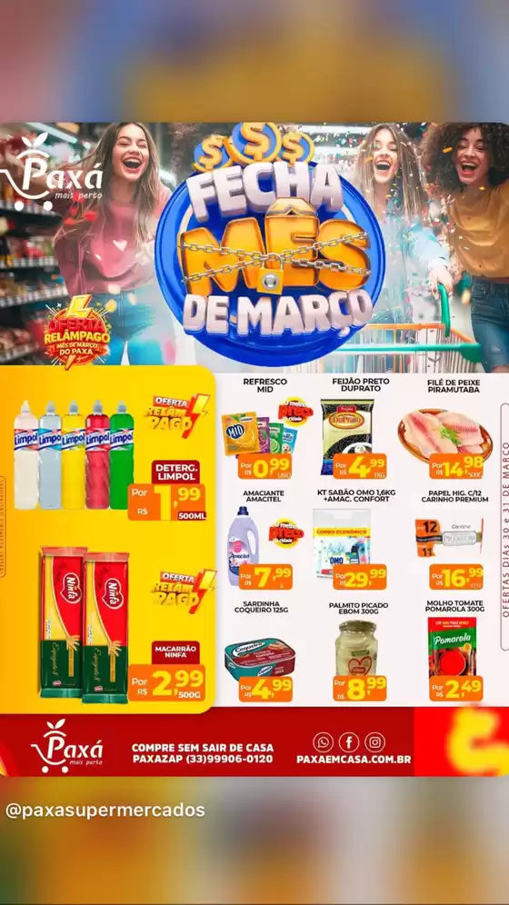 Catálogo Paxá Supermercados em São José dos Pinhais | Ofertas | 2026-03-31T00:00:00.000Z - 2026-03-31T00:00:00.000Z
