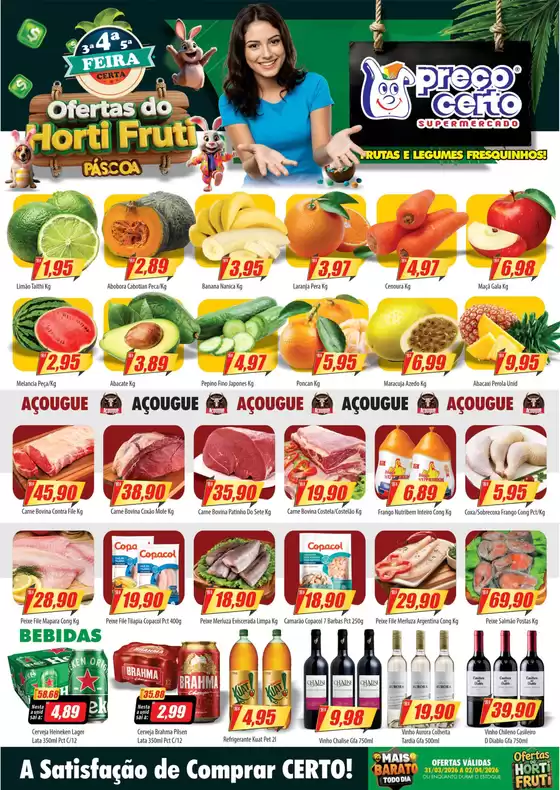 Catálogo Preço Certo em São José dos Pinhais | Ofertas de Horti | 2026-03-31T00:00:00.000Z - 2026-04-02T00:00:00.000Z