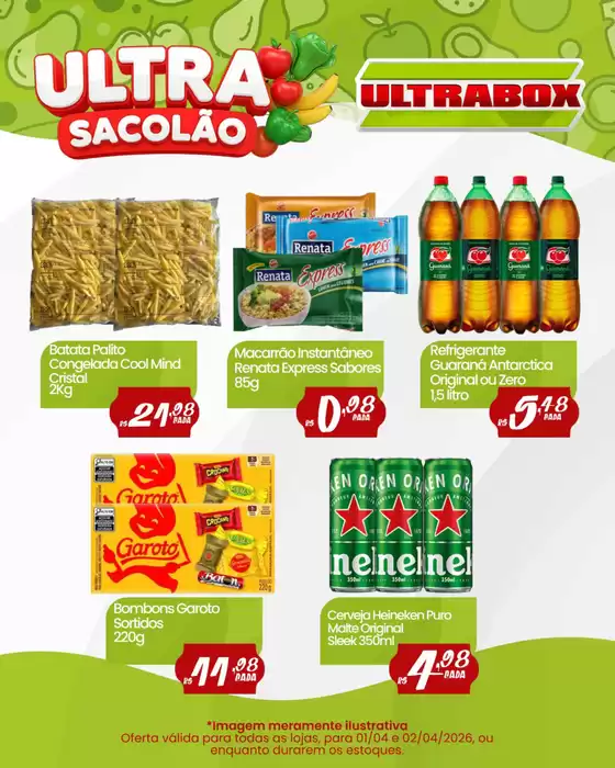 Catálogo Ultrabox em Carapicuíba | Sacolão  | 2026-04-01T00:00:00.000Z - 2026-04-02T00:00:00.000Z
