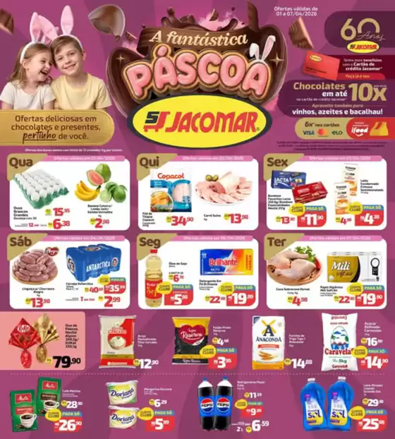 Catálogo Supermercado Jacomar em Carapicuíba | Páscoa | 2026-04-01T00:00:00.000Z - 2026-04-07T00:00:00.000Z
