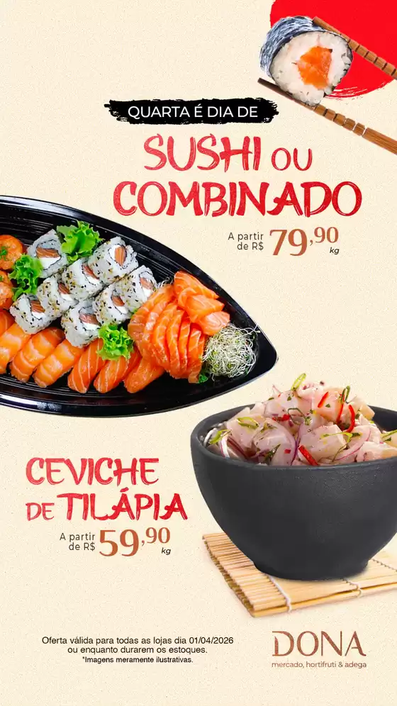 Catálogo Dona de Casa Supermercados em Carapicuíba | Ofertas | 2026-04-01T00:00:00.000Z - 2026-04-01T00:00:00.000Z