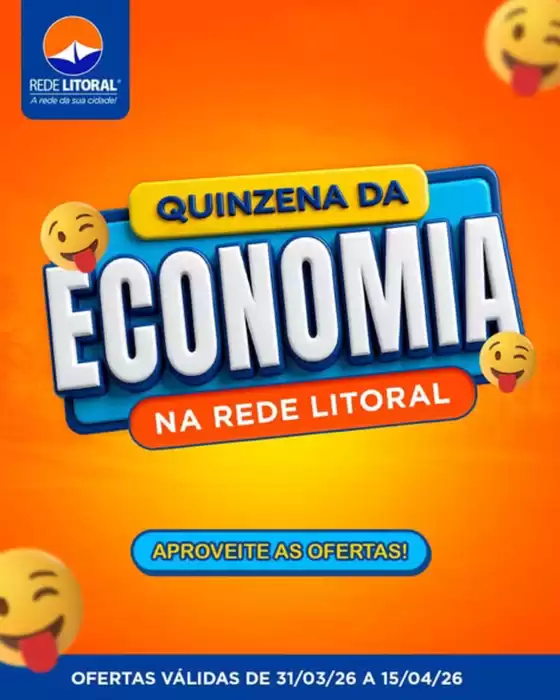 Catálogo Rede Litoral de Supermercados em Carapicuíba | Quinzena Da Economia | 2026-04-01T00:00:00.000Z - 2026-04-15T00:00:00.000Z