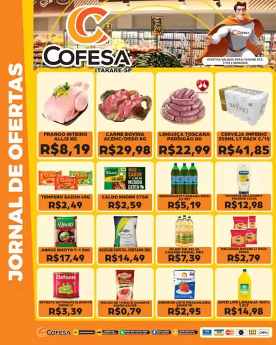 Catálogo Cofesa em São José dos Campos | Jornal De Ofertas | 2026-04-01T00:00:00.000Z - 2026-04-08T00:00:00.000Z