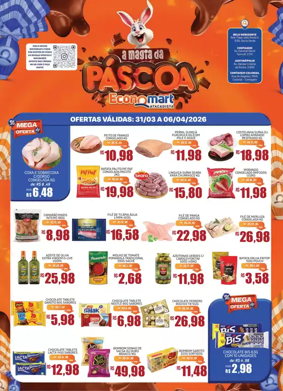 Catálogo Economart Atacadista em Guarulhos | SEMANAL MINAS PASCOA BAIXA METRO | 2026-03-31T00:00:00.000Z - 2026-04-06T00:00:00.000Z