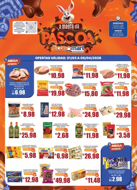 Catálogo Economart Atacadista em Guarulhos | SEMANAL MINAS PASCOA BAIXA MAN MUR | 2026-03-31T00:00:00.000Z - 2026-04-06T00:00:00.000Z