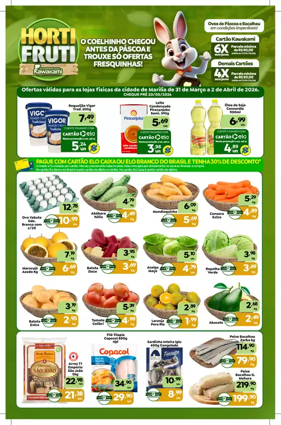 Catálogo Supermercados Kawakami em Guarulhos | Ofertas - Marília | 2026-03-31T00:00:00.000Z - 2026-04-02T00:00:00.000Z