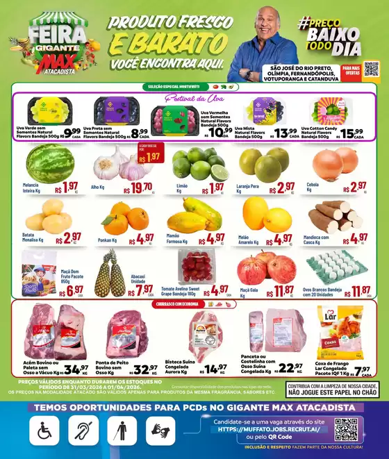 Catálogo Max Atacadista em Bauru | Ofertas e promoções atuais | 2026-03-31T00:00:00.000Z - 2026-04-01T00:00:00.000Z