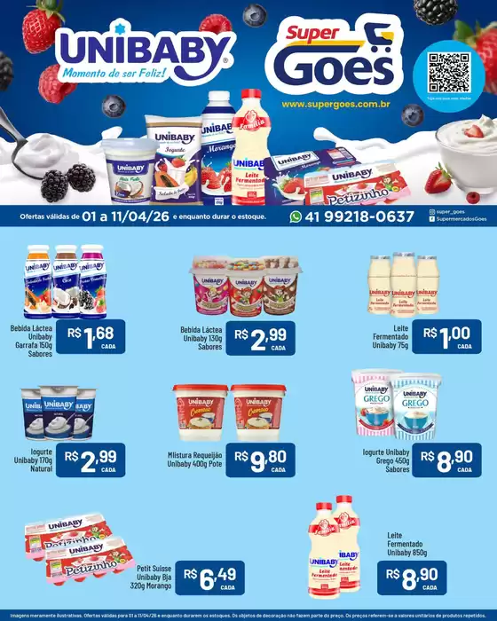 Catálogo Supermercados Goes em Marechal Cândido Rondon | Melhores ofertas para compradores econômicos | 2026-04-01T00:00:00.000Z - 2026-04-11T00:00:00.000Z