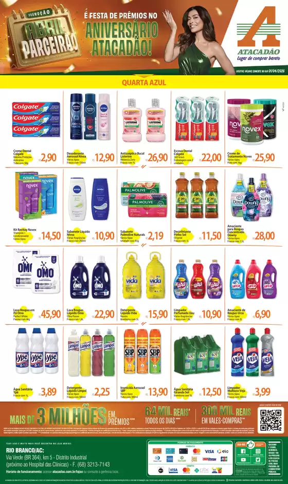 Catálogo Atacadão em Blumenau | Atacadão - Quarta Azul | 2026-04-01T00:00:00.000Z - 2026-04-01T00:00:00.000Z