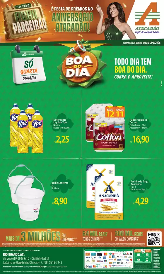 Catálogo Atacadão em Blumenau | Atacadão - Boa do Dia | 2026-04-01T00:00:00.000Z - 2026-04-01T00:00:00.000Z