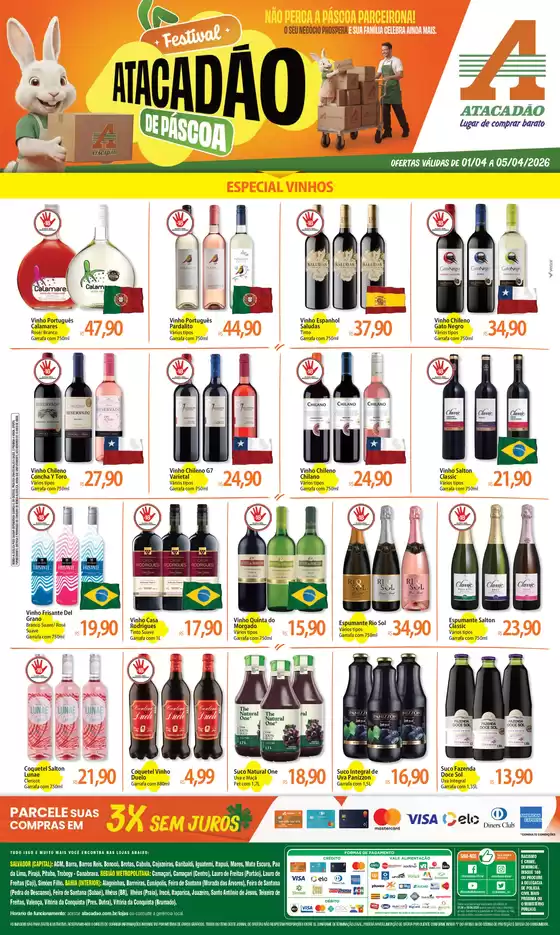 Catálogo Atacadão em Bauru | Atacadão - Bebidas | 2026-04-01T00:00:00.000Z - 2026-04-05T00:00:00.000Z