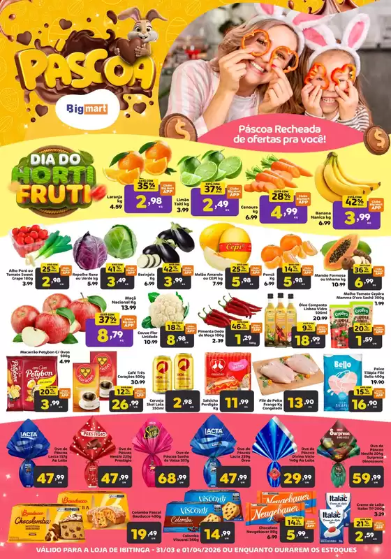 Catálogo Bigmart em Ananindeua | Ofertas exclusivas e pechinchas | 2026-04-01T00:00:00.000Z - 2026-04-01T00:00:00.000Z