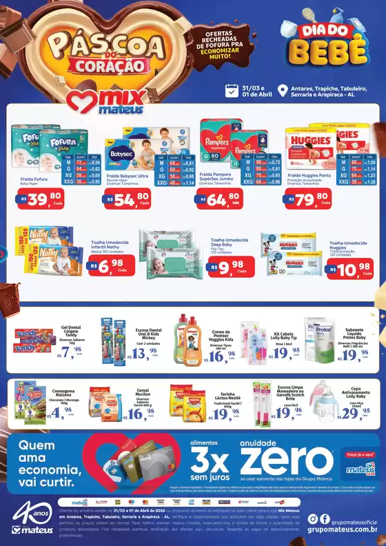 Catálogo Supermercados Mateus em Florianópolis | Dia do Bebê | 2026-04-01T00:00:00.000Z - 2026-04-01T00:00:00.000Z