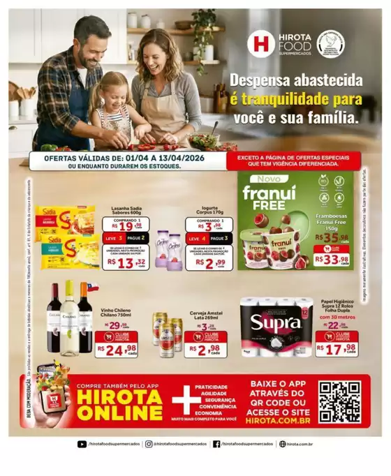 Catálogo Hirota Food Supermercado em Sorriso | Encarte Hirota Food Supermercado | 2026-04-01T00:00:00.000Z - 2026-04-13T00:00:00.000Z
