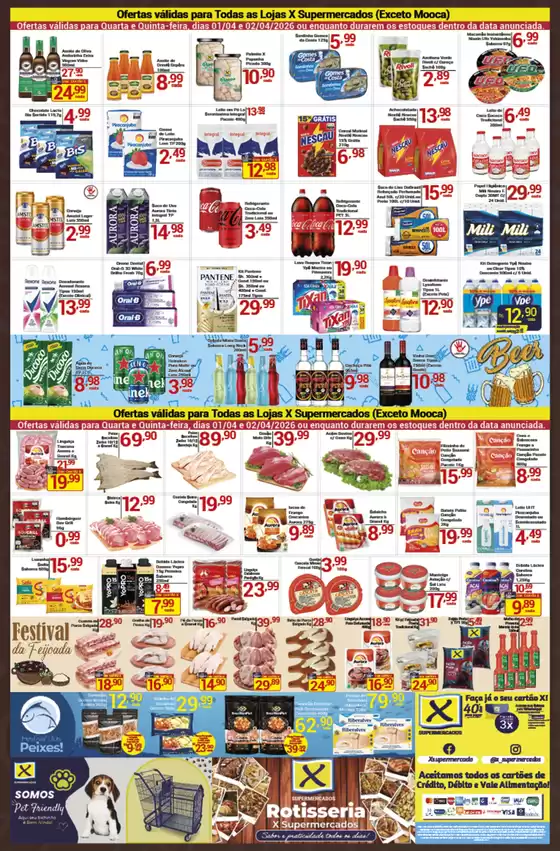 Catálogo X Supermercados em Joinville | Nossas melhores ofertas para você | 2026-04-01T00:00:00.000Z - 2026-04-02T00:00:00.000Z