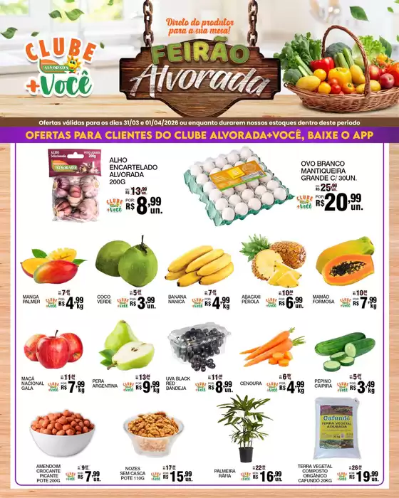 Catálogo Supermercados Alvorada em Joinville | Melhores ofertas para compradores econômicos | 2026-03-31T00:00:00.000Z - 2026-04-01T00:00:00.000Z