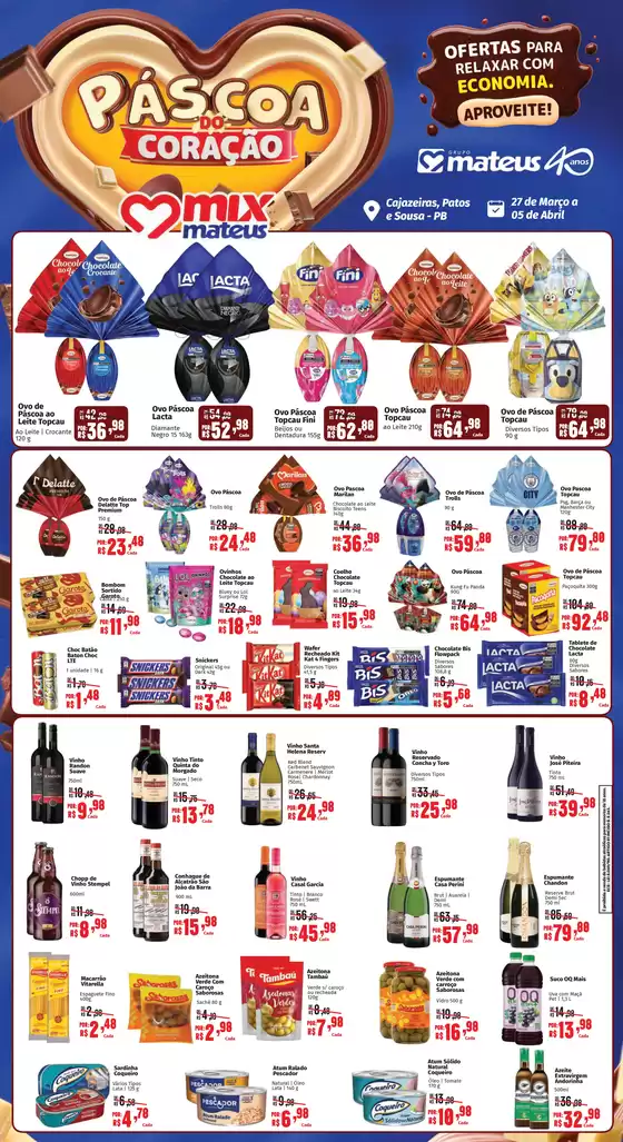 Catálogo Supermercados Mateus em São Vicente | Pascoa do coração | 2026-04-01T00:00:00.000Z - 2026-04-05T00:00:00.000Z