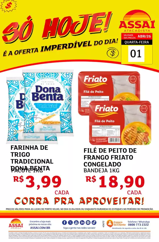 Catálogo Assaí Atacadista em Santa Rita do Passa Quatro | Encarte Assaí Atacadista 45672-39 | 2026-04-01T00:00:00.000Z - 2026-04-01T00:00:00.000Z