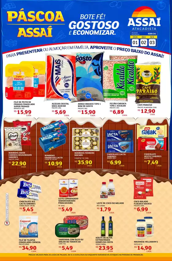 Catálogo Assaí Atacadista em Santa Rita do Passa Quatro | Encarte Assaí Atacadista 45132-115 | 2026-04-01T00:00:00.000Z - 2026-04-03T00:00:00.000Z