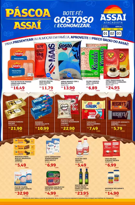 Catálogo Assaí Atacadista em Santa Rita do Passa Quatro | Encarte Assaí Atacadista 45132-16 | 2026-04-01T00:00:00.000Z - 2026-04-03T00:00:00.000Z