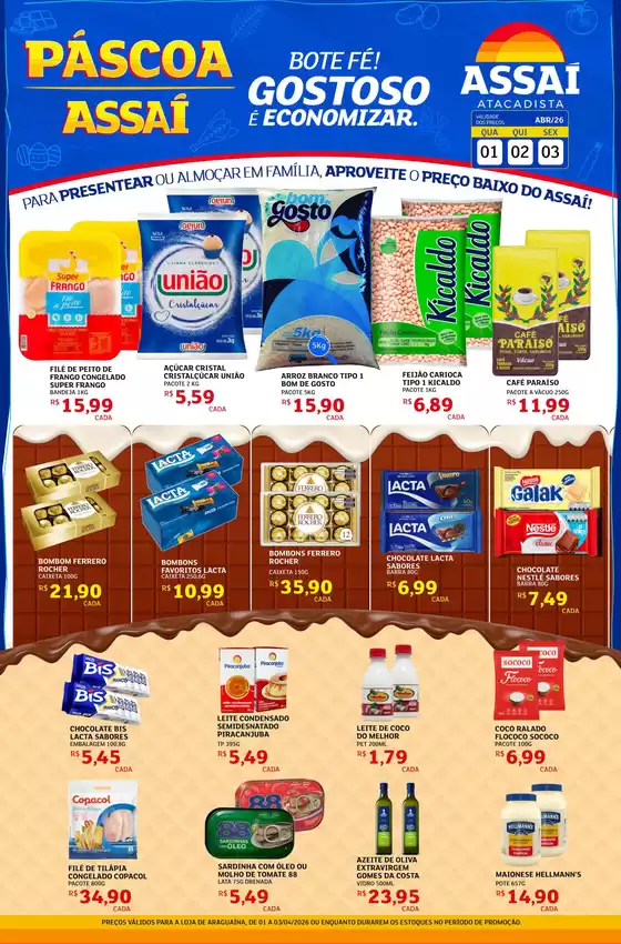Catálogo Assaí Atacadista em Santa Rita do Passa Quatro | Encarte Assaí Atacadista 45132-813 | 2026-04-01T00:00:00.000Z - 2026-04-03T00:00:00.000Z