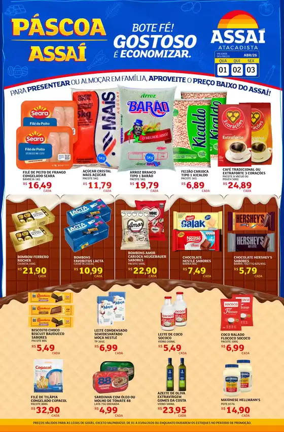 Catálogo Assaí Atacadista em Santa Rita do Passa Quatro | Encarte Assaí Atacadista 45132-822 | 2026-04-01T00:00:00.000Z - 2026-04-03T00:00:00.000Z