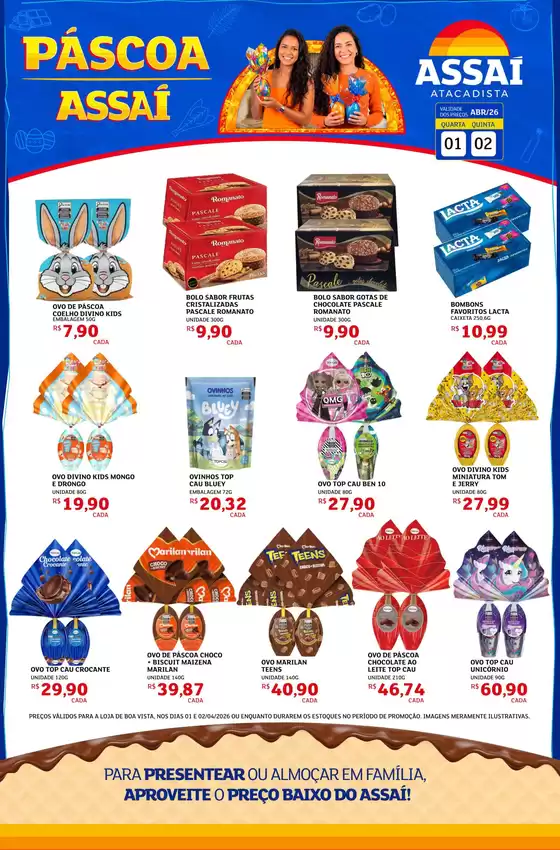 Catálogo Assaí Atacadista | Encarte Assaí Atacadista 45546-73 | 2026-04-01T00:00:00.000Z - 2026-04-02T00:00:00.000Z