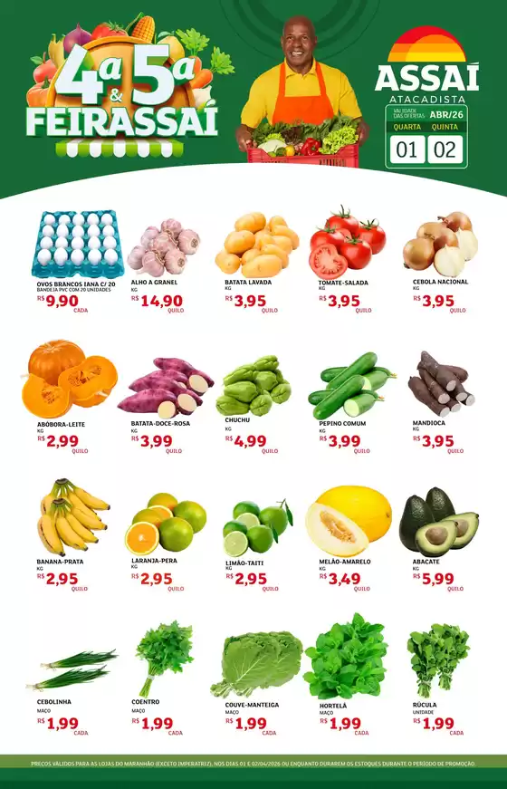 Catálogo Assaí Atacadista | Encarte Assaí Atacadista 45454-82 | 2026-04-01T00:00:00.000Z - 2026-04-02T00:00:00.000Z
