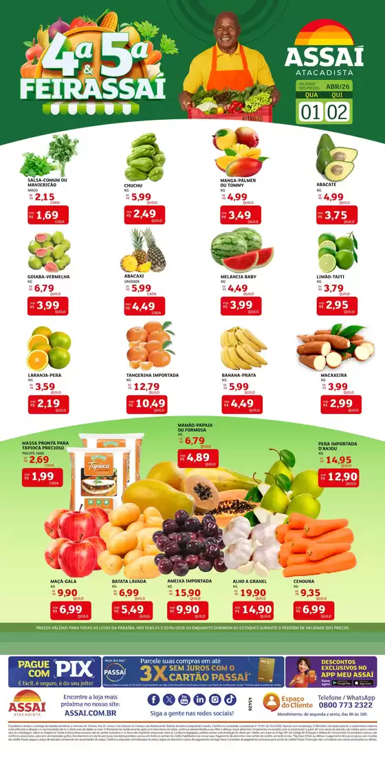 Catálogo Assaí Atacadista em Cafezal do Sul | Encarte Assaí Atacadista 45426-588 | 2026-04-01T00:00:00.000Z - 2026-04-02T00:00:00.000Z