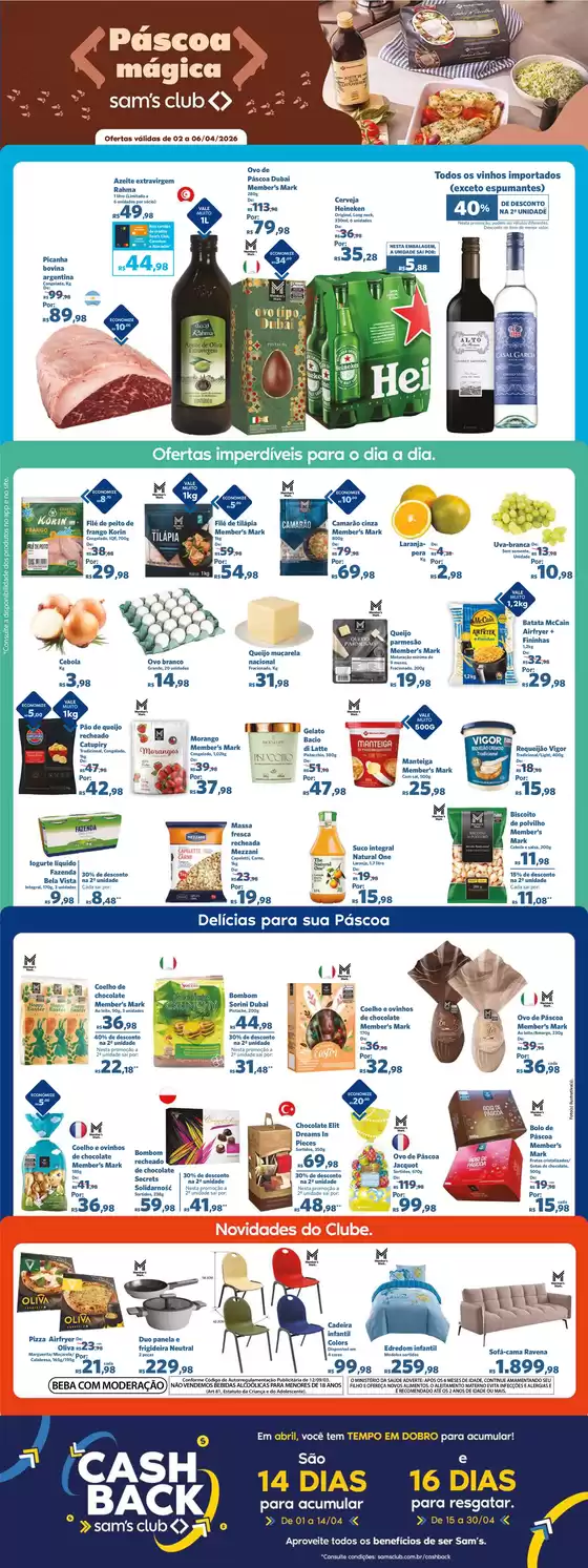 Catálogo Sam's Club em São José dos Campos | Descontos e promoções | 2026-04-02T00:00:00.000Z - 2026-04-06T00:00:00.000Z