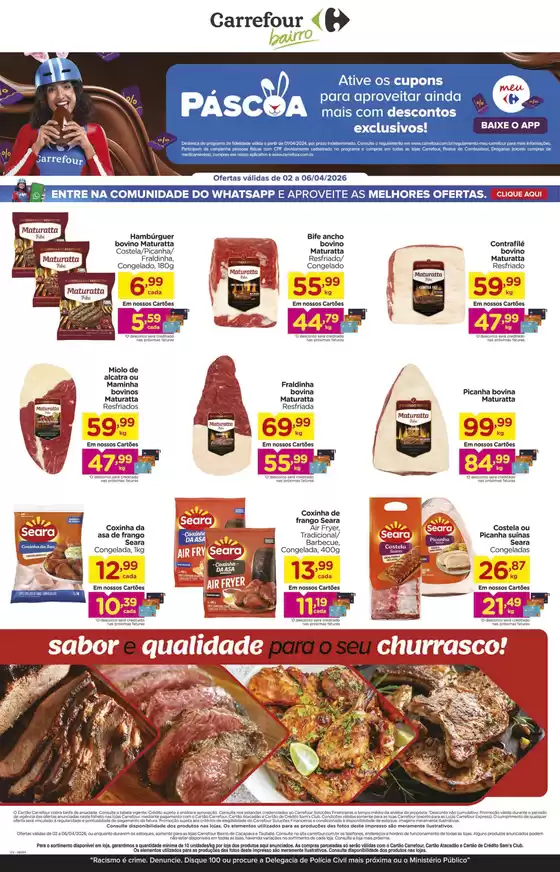 Catálogo Carrefour Bairro | FINAL DE SEMANA | 2026-04-02T00:00:00.000Z - 2026-04-06T00:00:00.000Z