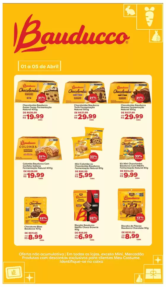 Catálogo Mercadinhos São Luiz em Belém | Bauducco | 2026-04-01T00:00:00.000Z - 2026-04-05T00:00:00.000Z