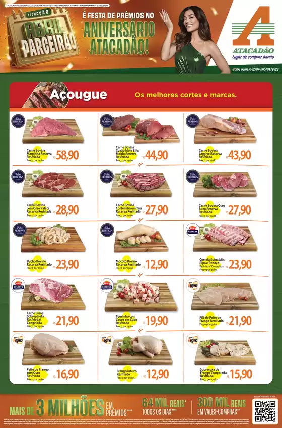 Catálogo Atacadão em Santa Bárbara d'Oeste | Atacadão - Açougue / Padaria / Frios e Fatiados | 2026-04-02T00:00:00.000Z - 2026-04-05T00:00:00.000Z