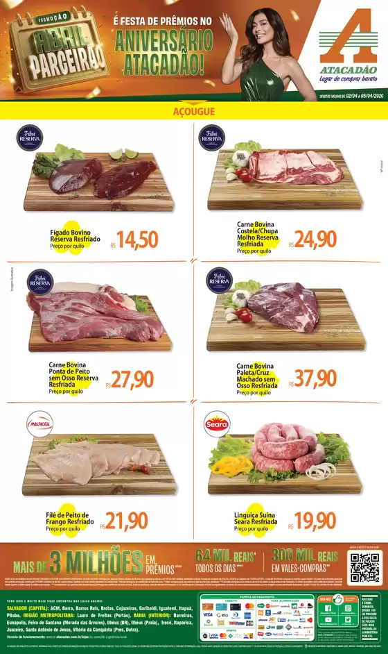 Catálogo Atacadão em Franca | Atacadão - Açougue | 2026-04-02T00:00:00.000Z - 2026-04-05T00:00:00.000Z