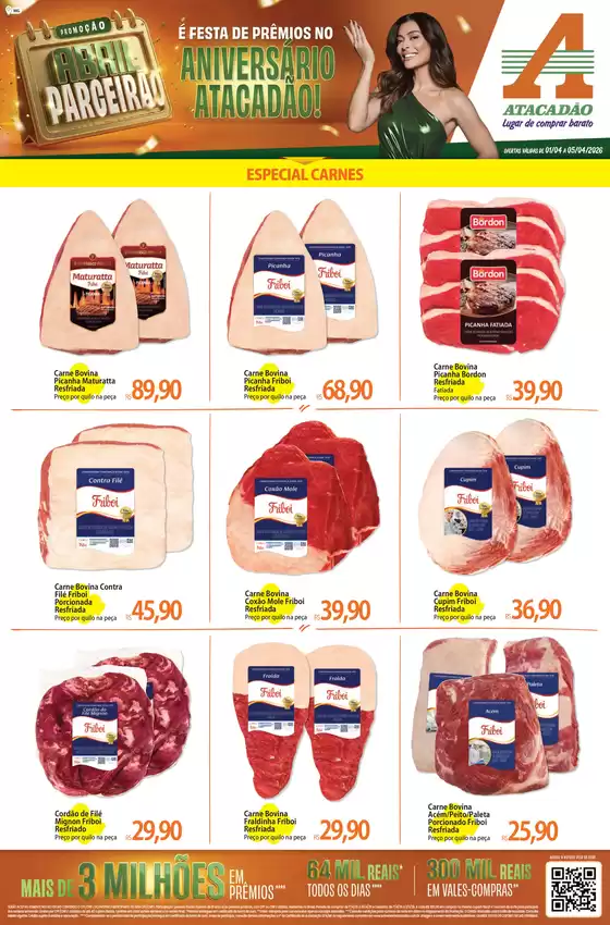 Catálogo Atacadão em Santa Bárbara d'Oeste | Atacadão - Carnes | 2026-04-02T00:00:00.000Z - 2026-04-05T00:00:00.000Z