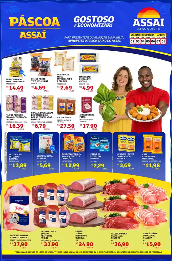 Catálogo Assaí Atacadista em Santa Bárbara d'Oeste | Encarte Assaí Atacadista 45507 | 2026-04-02T00:00:00.000Z - 2026-04-08T00:00:00.000Z