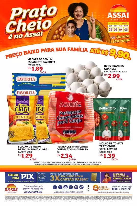 Catálogo Assaí Atacadista em Cariacica | Encarte Assaí Atacadista 45431-780 | 2026-04-02T00:00:00.000Z - 2026-04-05T00:00:00.000Z